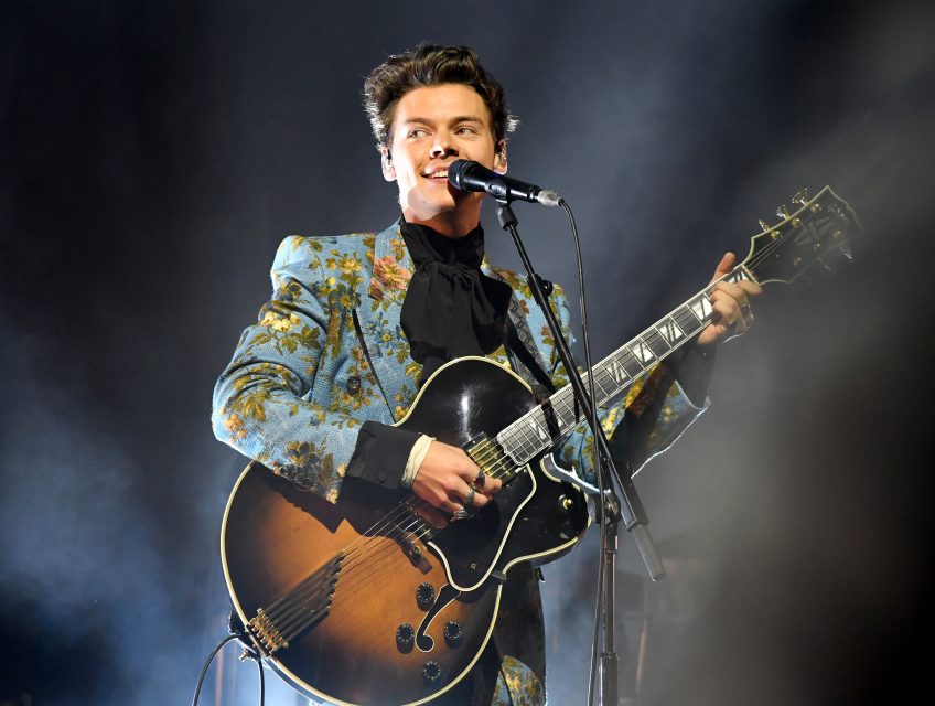 Harry Styles Thanks Opening Act Mabel McVey With a Pie in the Face