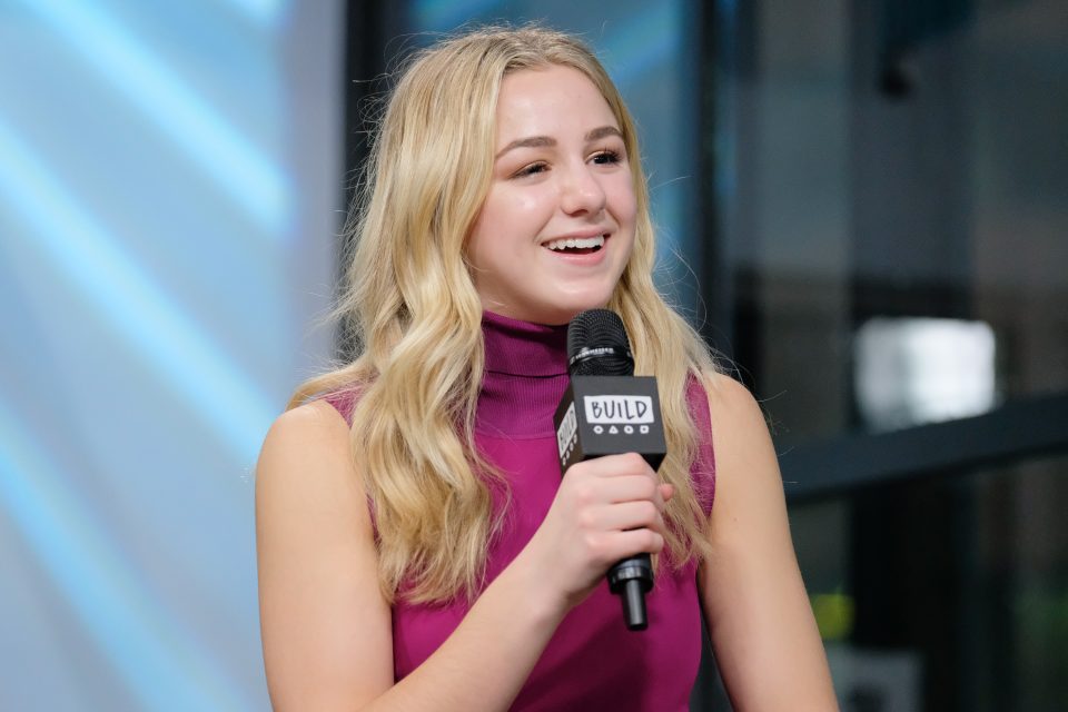 Chloe Lukasiak Stuns At Prom in Fiery Orange Gown