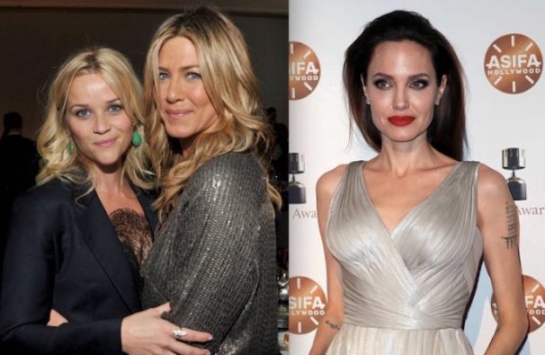 Jennifer Aniston Angelina Jolie Reese Witherspoon