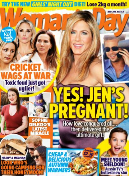 Jennifer Aniston Pregnant Brad Pitt