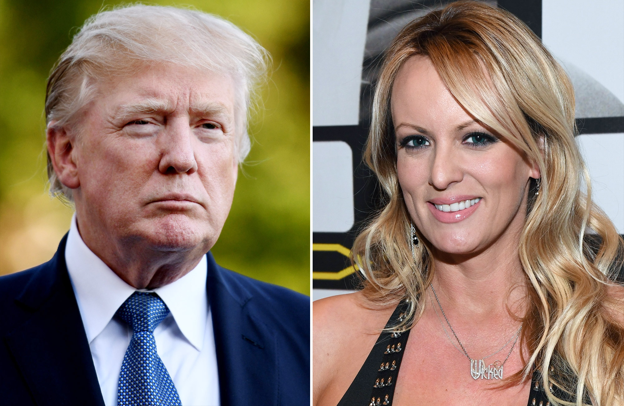 Donald Trump and Stormy Daniels