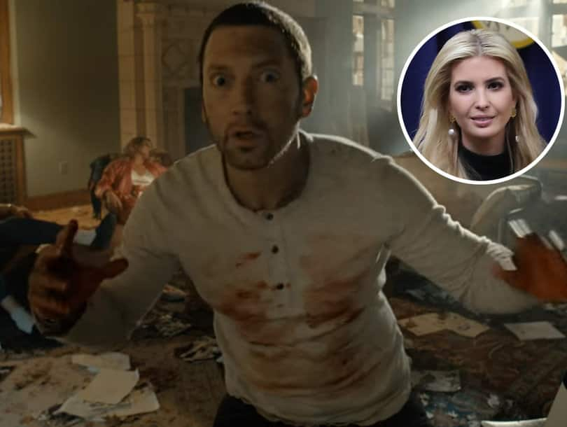 Eminem Finds Ivanka Trump in the Trunk of His Car in Gory 'Framed' Music Video