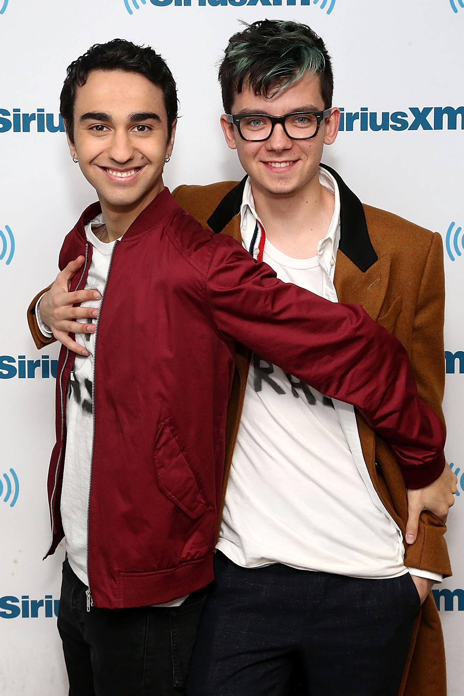 Alex Wolff (L) and Asa Butterfield.