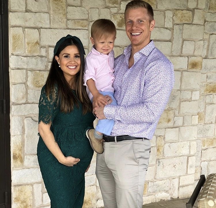 Catherine & Sean Lowe With Their Son Samuel