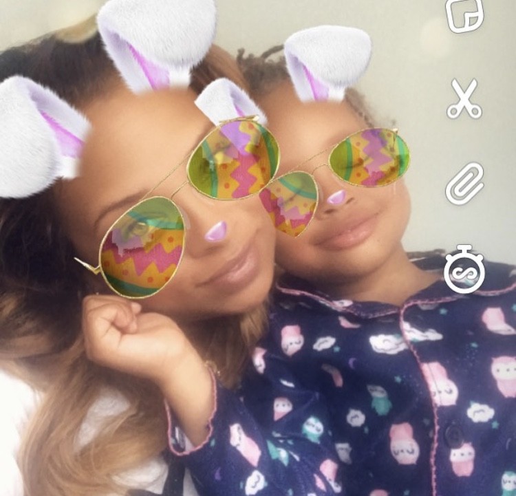 Eva Marcille With Her Daughter