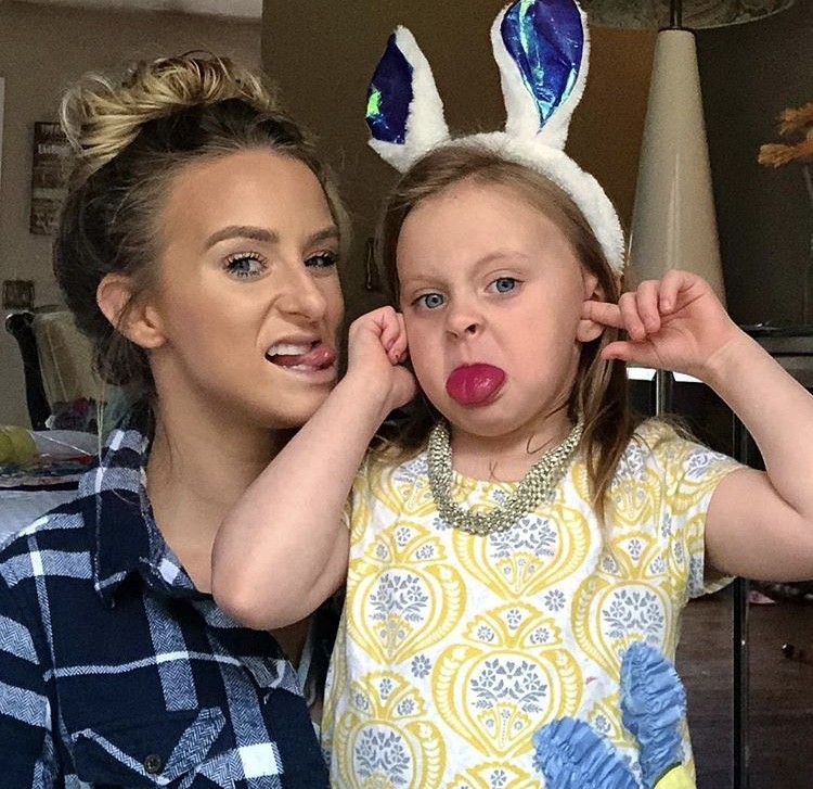 Leah Messer With Her Daughter