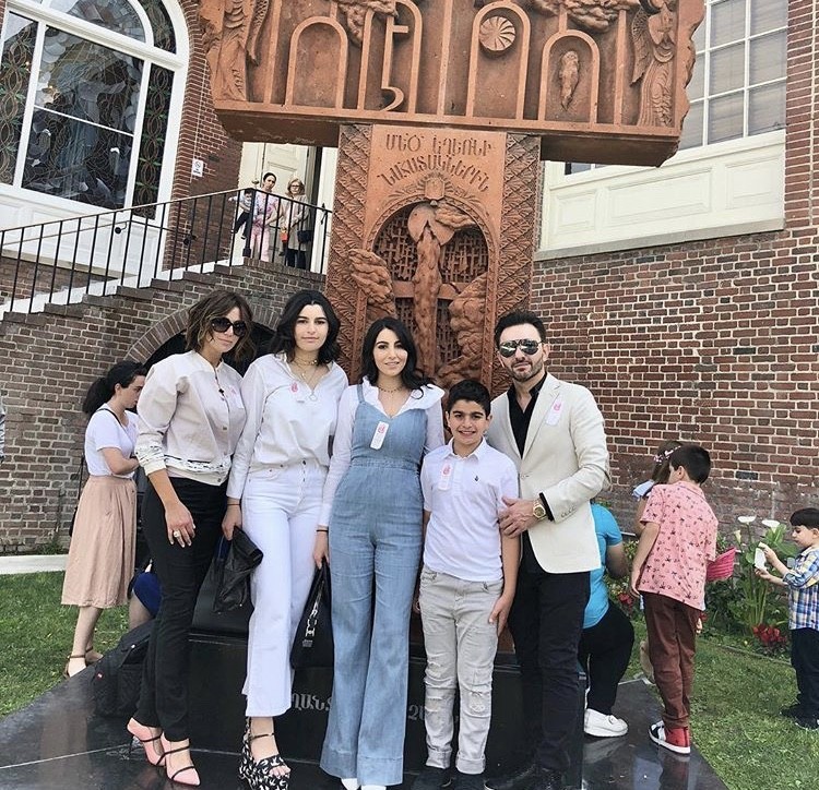 Peggy Sulahian With Her Family