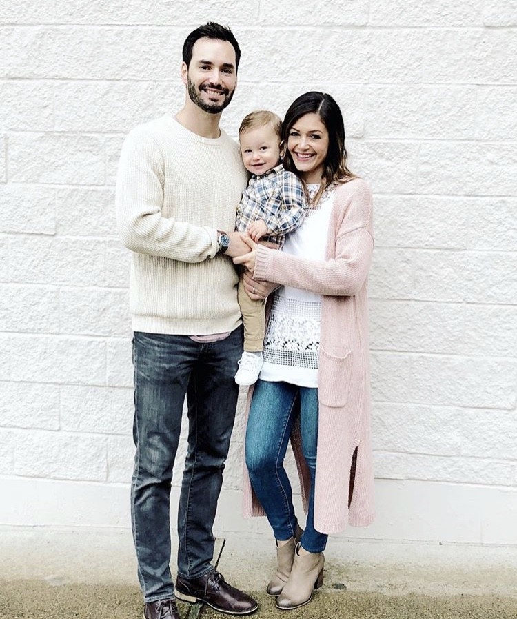 Desiree Hartsock & Chris Siegfried With Their Son