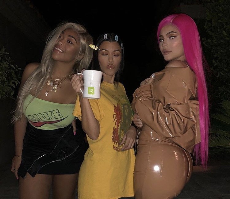 Jordyn Woods, Kourtney Kardashian, & Kylie Jenner