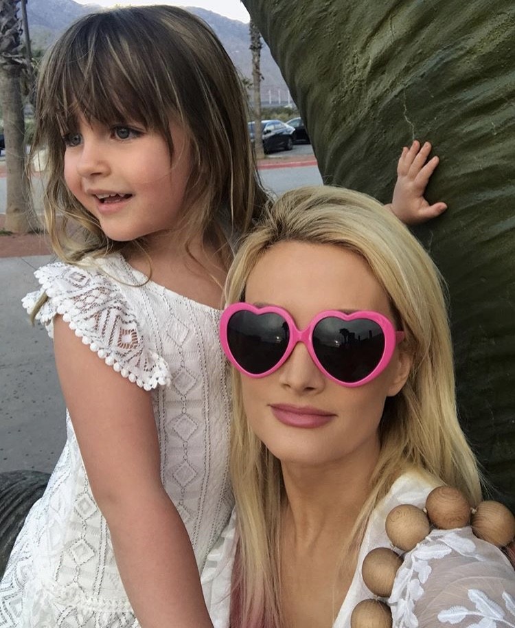 Holly Madison With Her Daughter