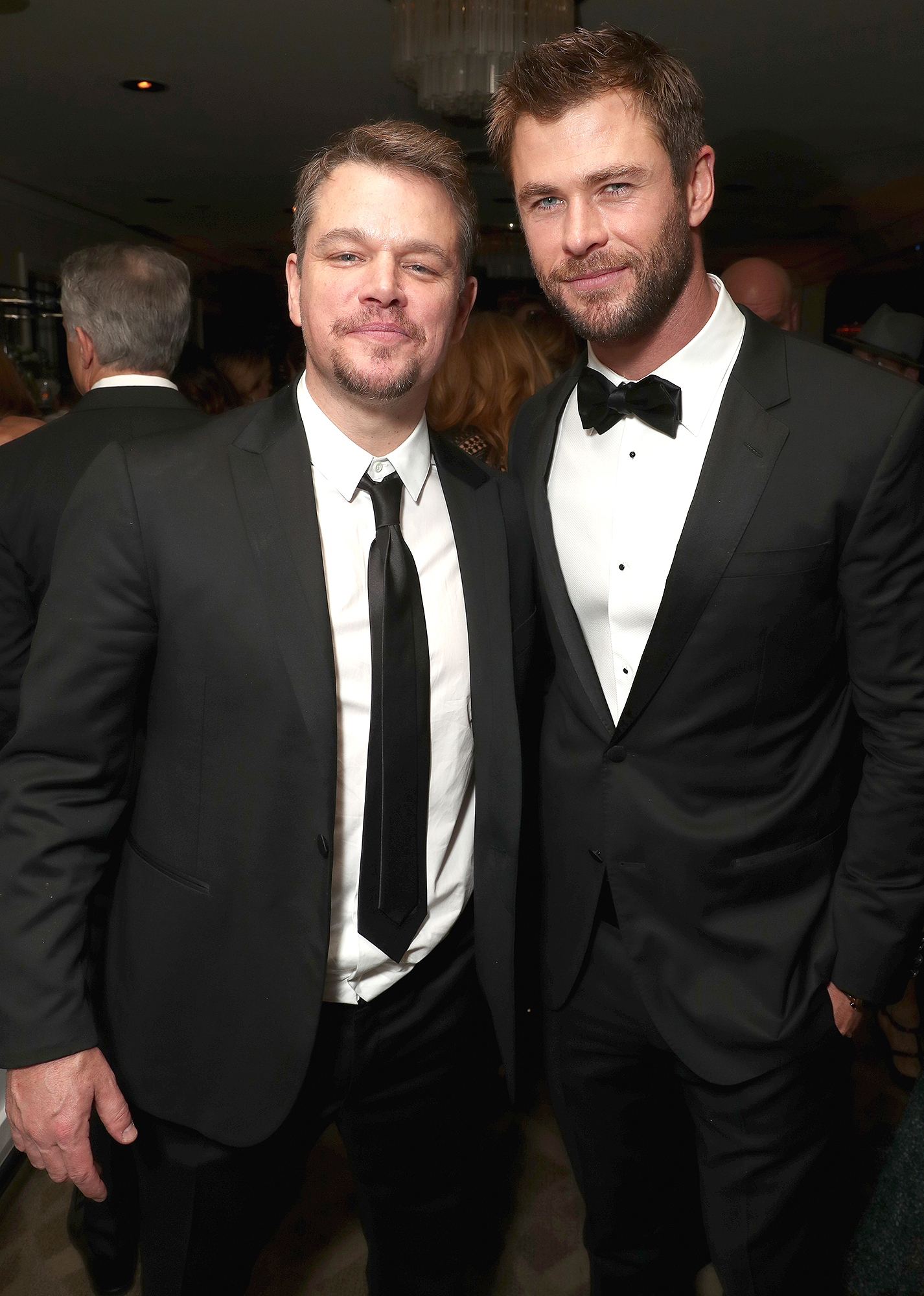 Matt Damon and Chris Hemsworth