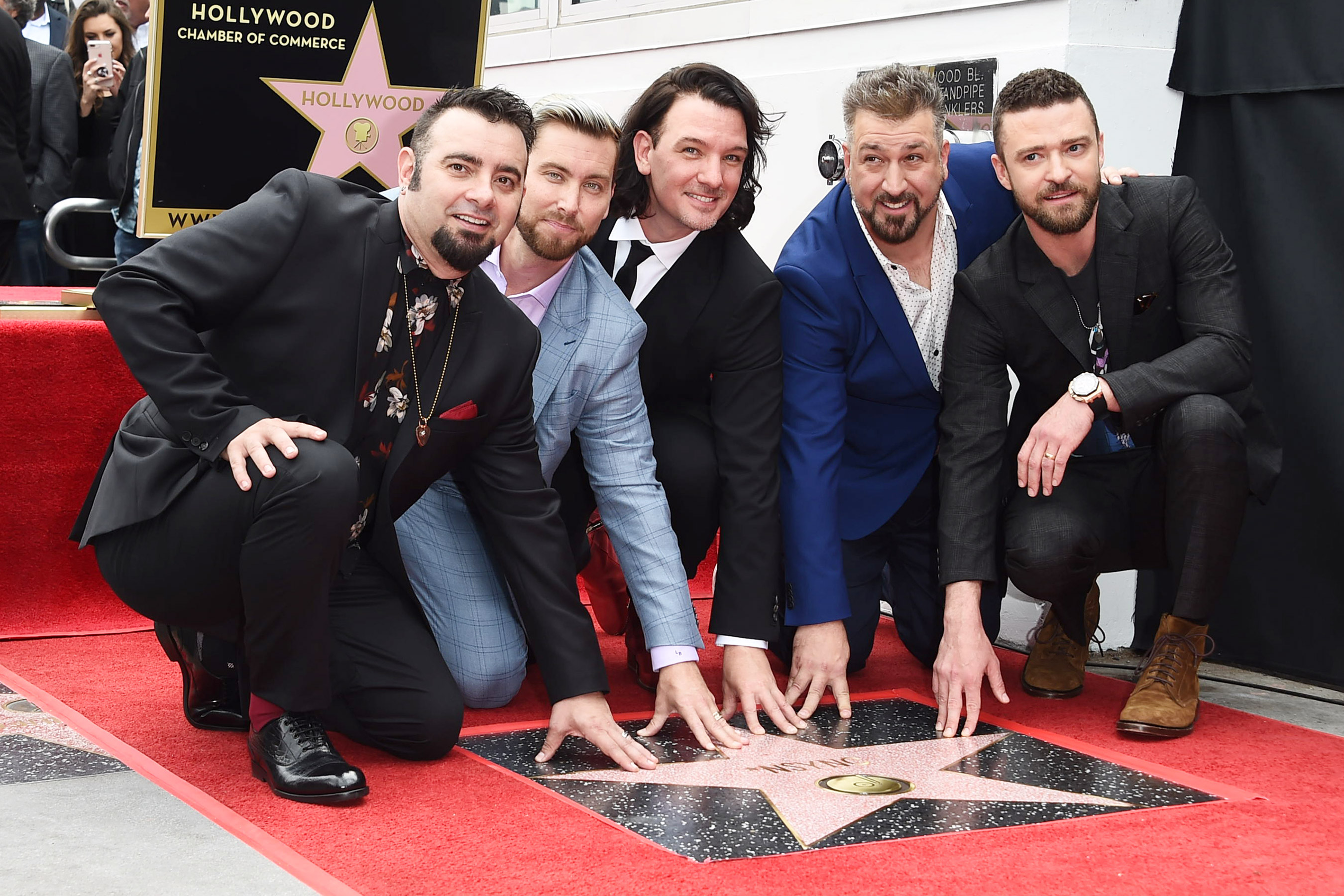 Chris Kirkpatrick, Joey Fatone, JC Chasez, Justin Timberlake, Lance Bass