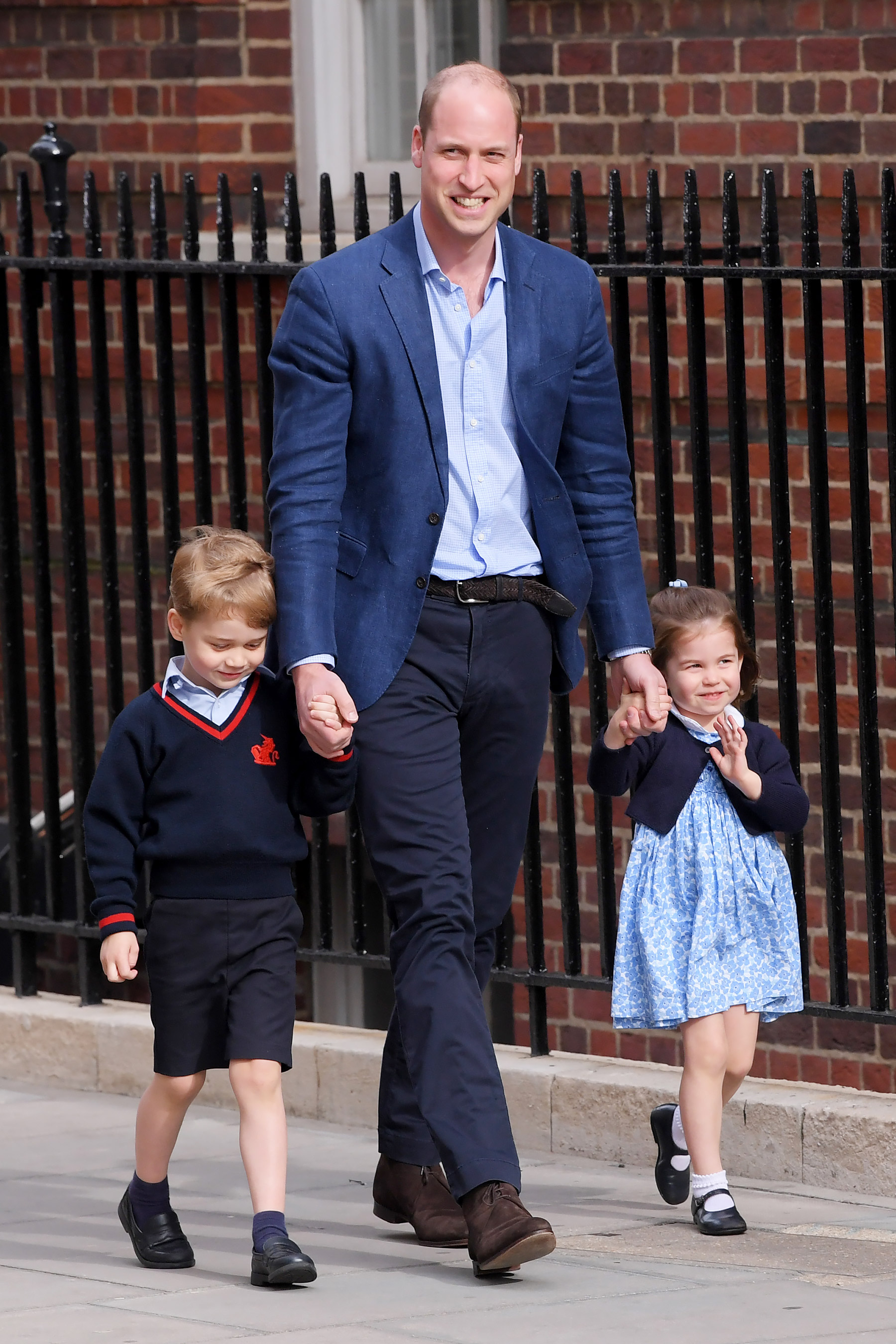 Prince George, Prince William and Princess Charlotte