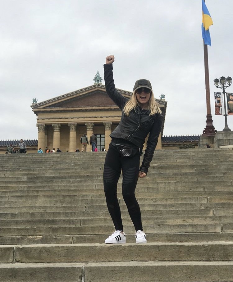 Tamra At The Rocky Steps