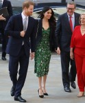 Prince Harry and Meghan Markle arrive at Australia House