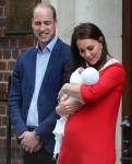 The Duke and Duchess of Cambridge leave the Lindo Wing, St Marys Hospital