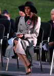 Prince Harry and Meghan Markle attend the Anzac Day official remembrance service