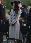 Prince Harry and Meghan Markle attend the Anzac Day official remembrance service