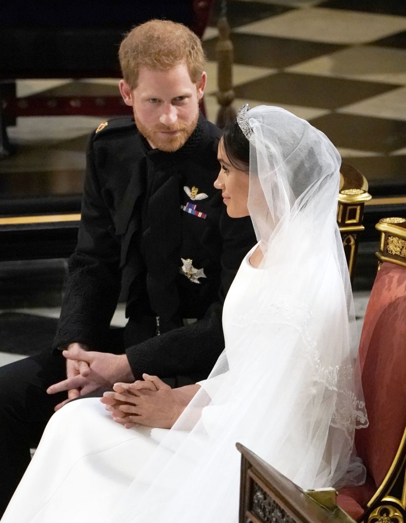 Prince Harry and Meghan Markle are married in St George's Chapel at Windsor Castle