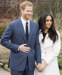 Prince Harry and Meghan Markle announce their engagement at the Kensington Palace