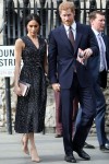 Prince Harry and Fiance Meghan Markle pictured leaving the Stephen Lawrence Memorial Service