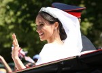 Prince Harry and Meghan Markle leaving George's Chapel after the Royal Wedding in Windsor