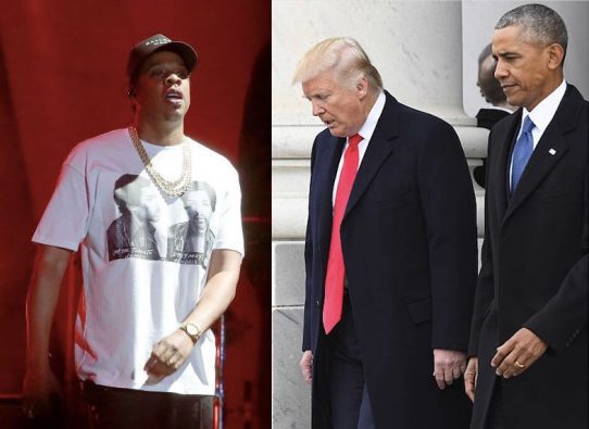 Jay Z Barack Obama Donald Trump