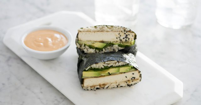 kourtney kardashian tofu sushi sandwich