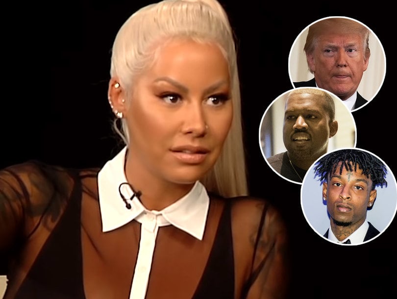 Amber Rose Gets Candid About Kanye vs. Trump, Rape Culture, SlutWalk and 21 Savage