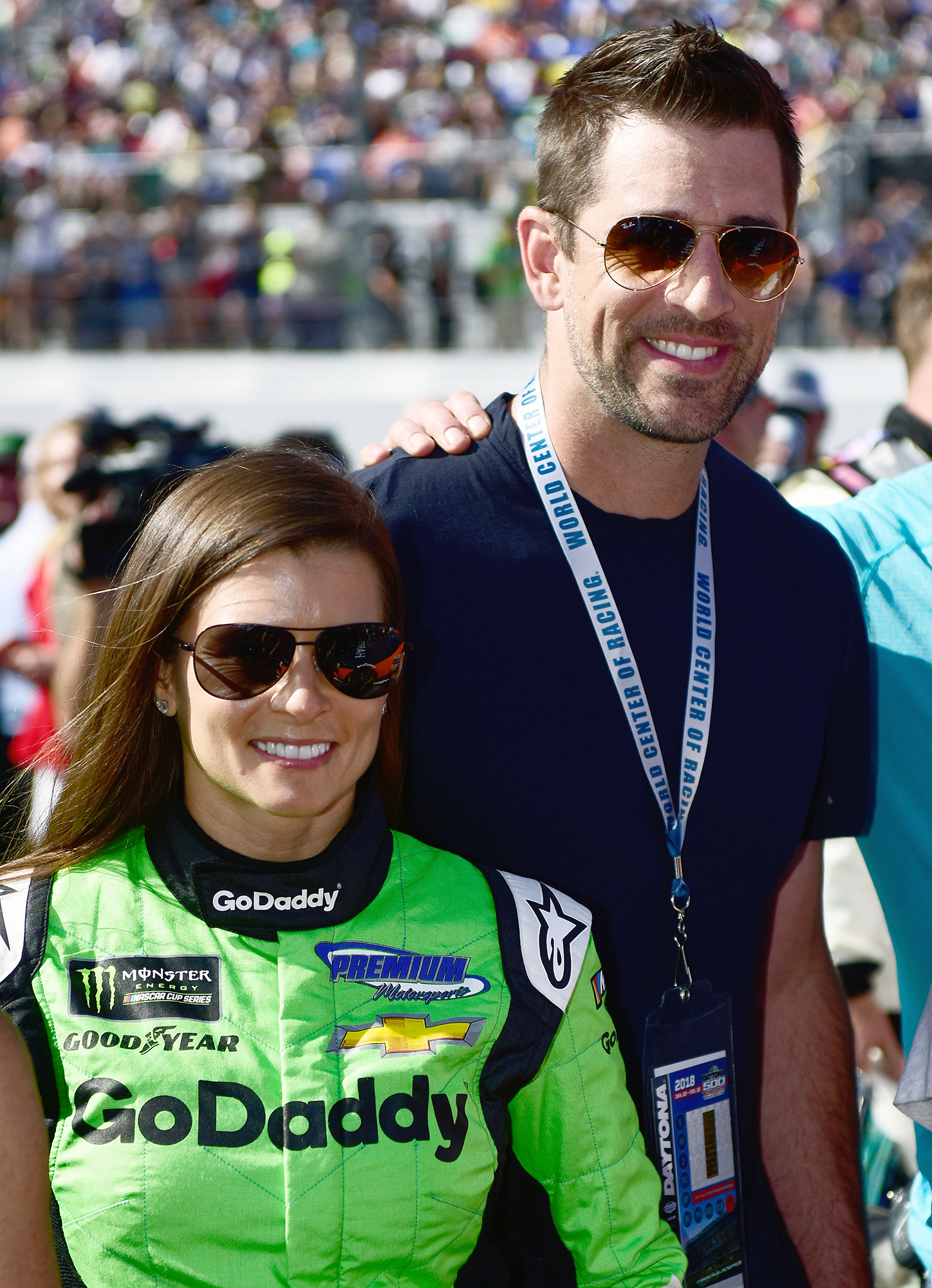 Danica Patrick Aaron Rodgers