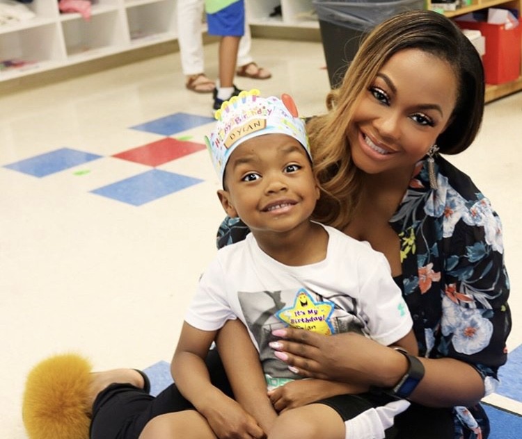 Phaedra Parks With Her Son