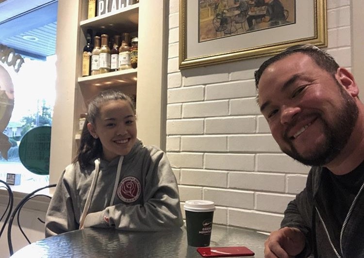 Jon Gosselin With His Daughter