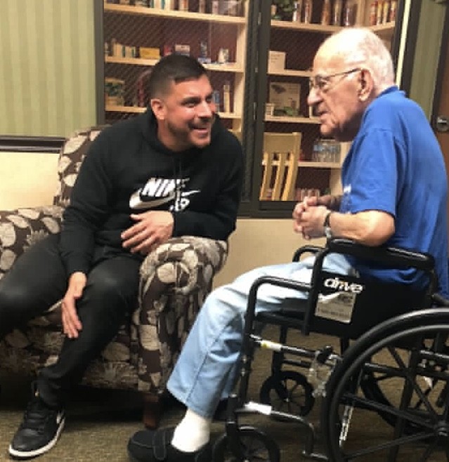 Jax Taylor With His Grandfather