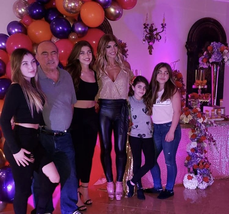 Teresa With Her Four Daughters & Her Father