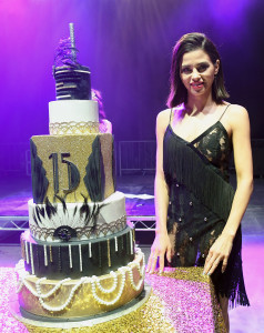 Jenna Dewan attends Vegas Magazine's 15th anniversary party.