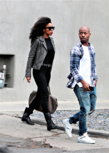 Kelly Rowland and husband Tim Weatherspoon out and about in Los Angeles