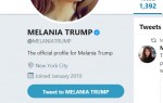 melania twitter