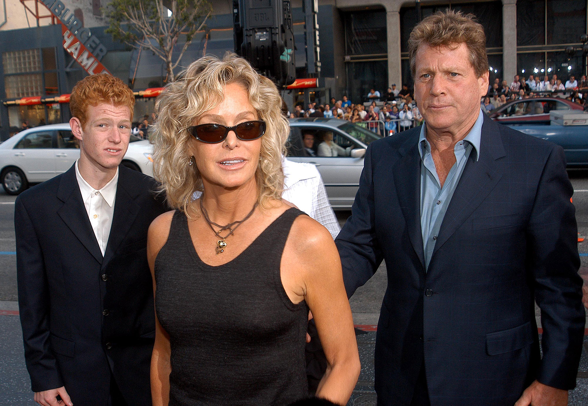 Redmond O'Neal, Farrah Fawcett and Ryan O'Neal