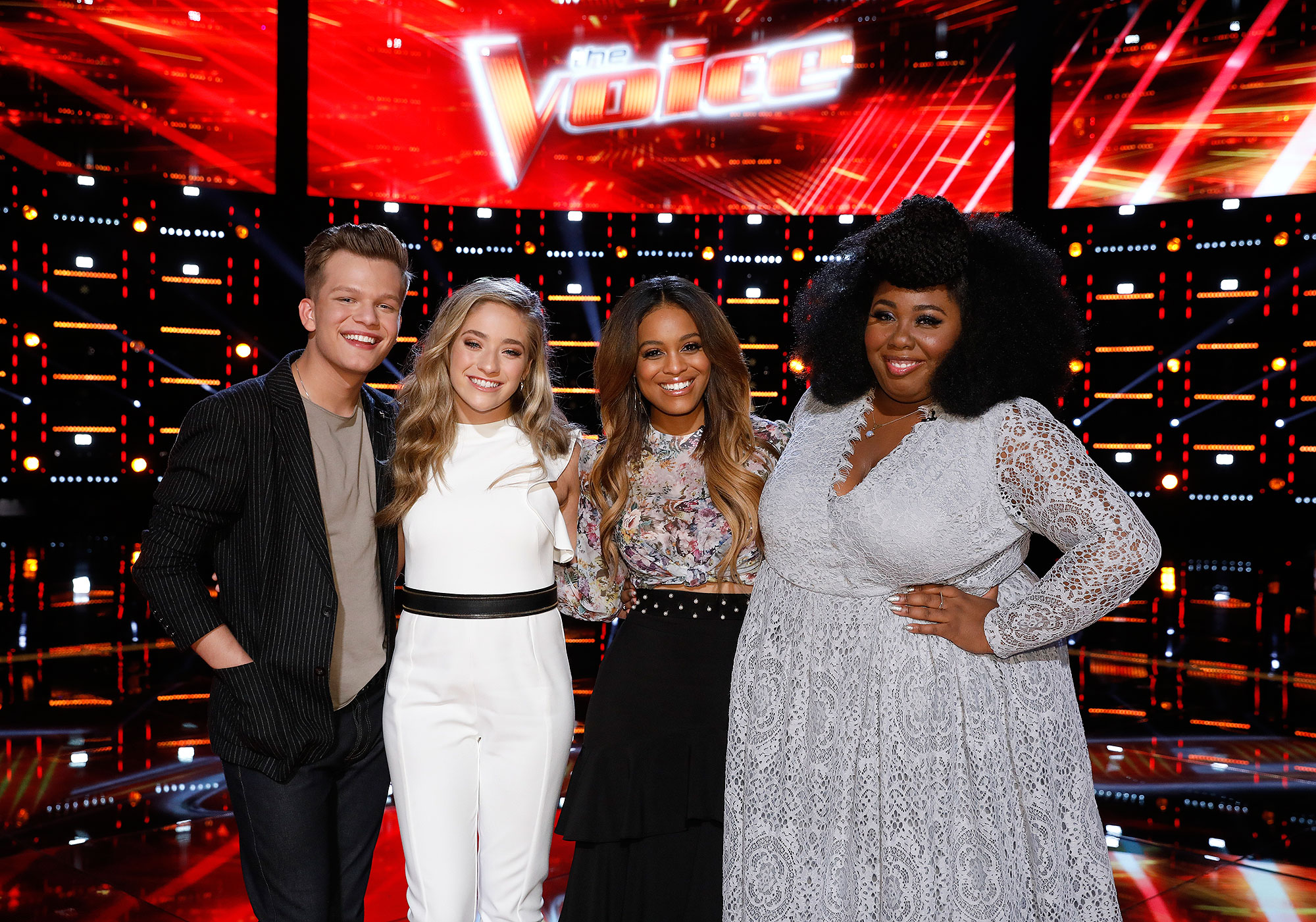 Britton Buchanan, Brynn Cartelli, Spensha Baker and Kyla Jade gear up for The Voice's season 14 finale.