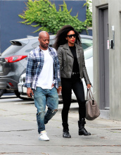 Kelly Rowland and husband Tim Weatherspoon out and about in Los Angeles