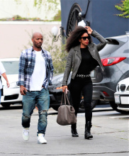 Kelly Rowland and husband Tim Weatherspoon out and about in Los Angeles