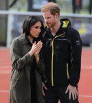 Prince Harry and Meghan Markle attend the UK team trials in Bath