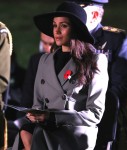 Prince Harry and Meghan Markle attend the Anzac Day official remembrance service