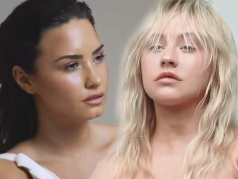 Christina Aguilera and Demi Lovato Escape From Prison in Empowering 'Fall In Line' Music Video