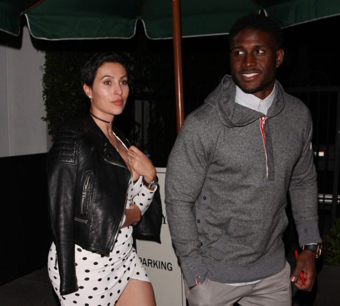 Reggie Bush and wife Lilit Avagyan are spotted leaving the Poppy club after partying the night away in West Hollywood