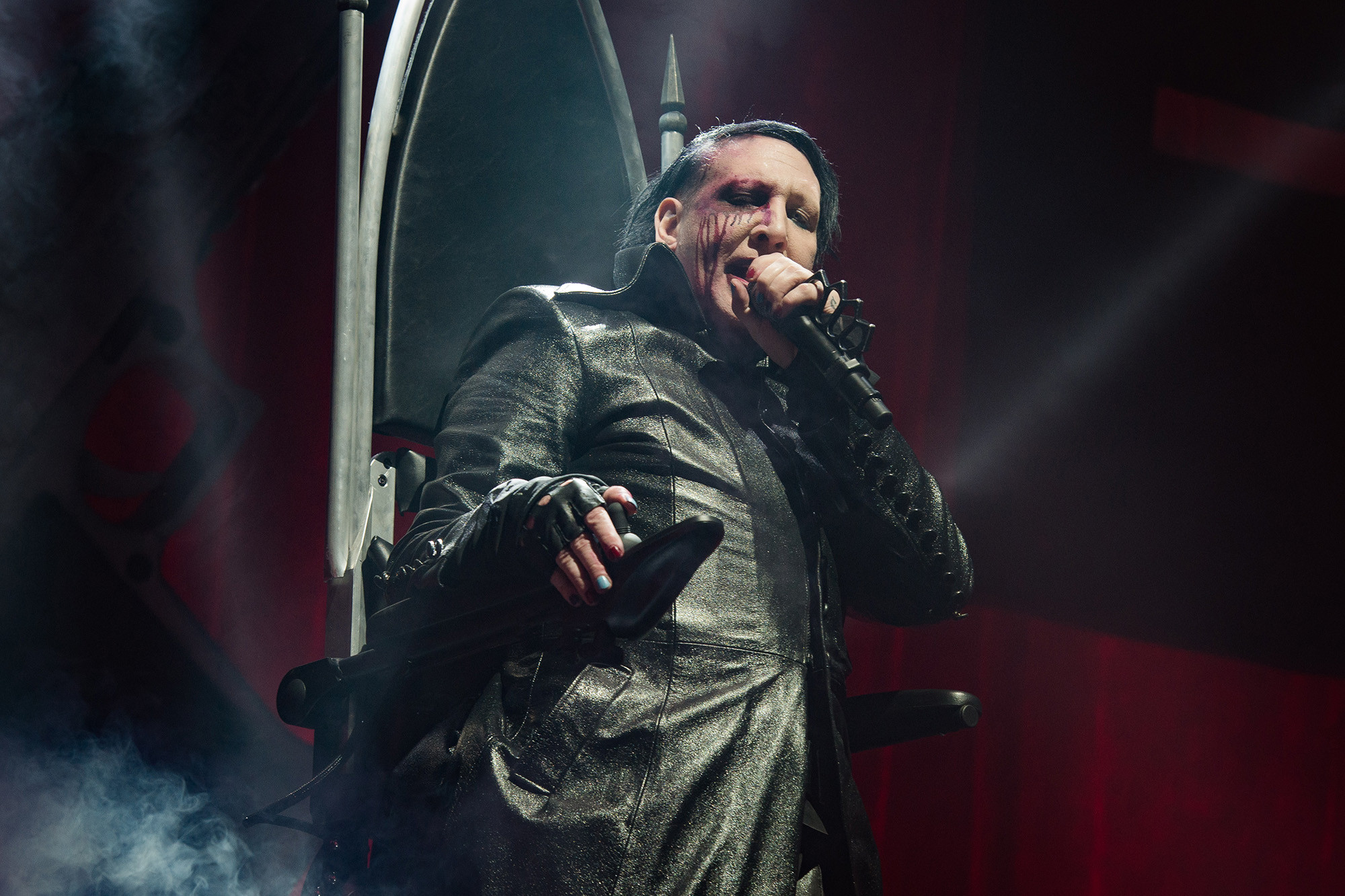 Marilyn Manson had an onstage meltdown on Thursday night, and ended his ...