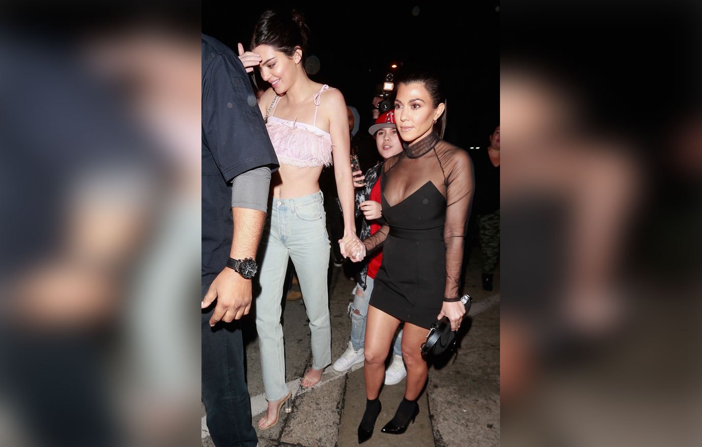 Kardashian Was Out And About With Her Sister On Sunday Night When Disaster Struck